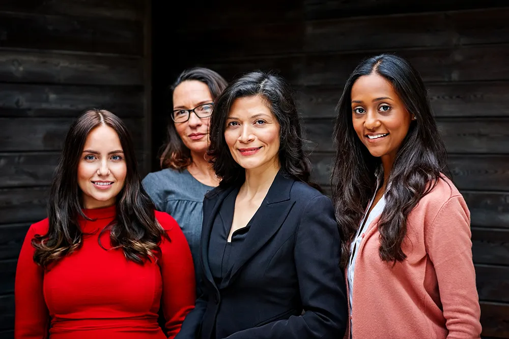 group photo of business women