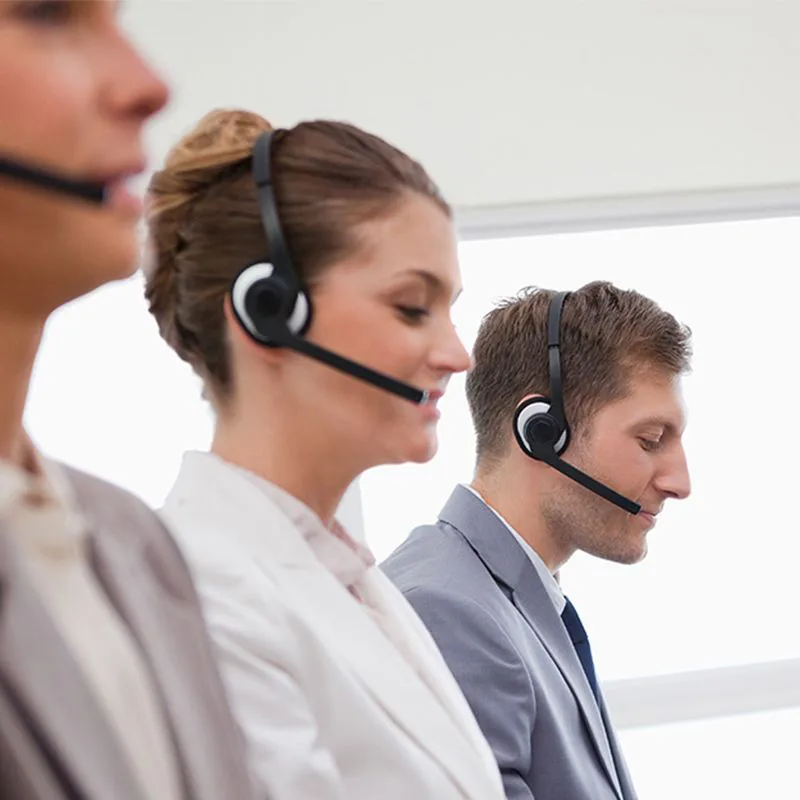 Call center service employees