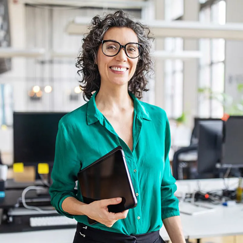 Woman at work