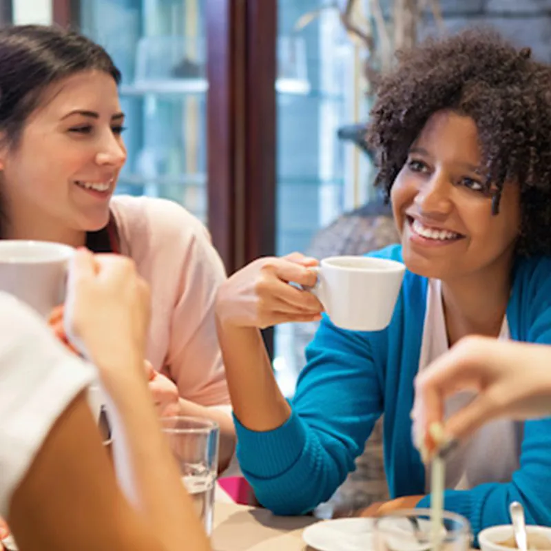 Employees on a coffee break