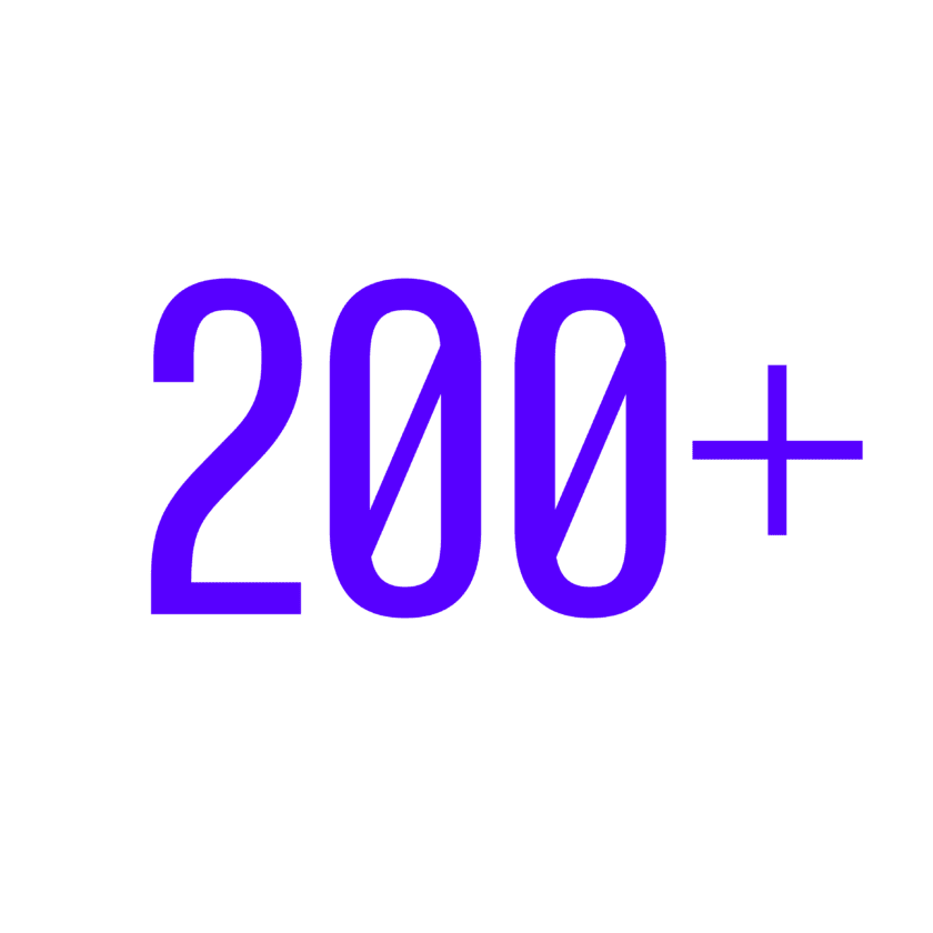 200+