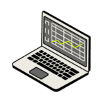 KPI trends icon