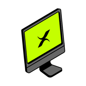 Dexian computer screen icon