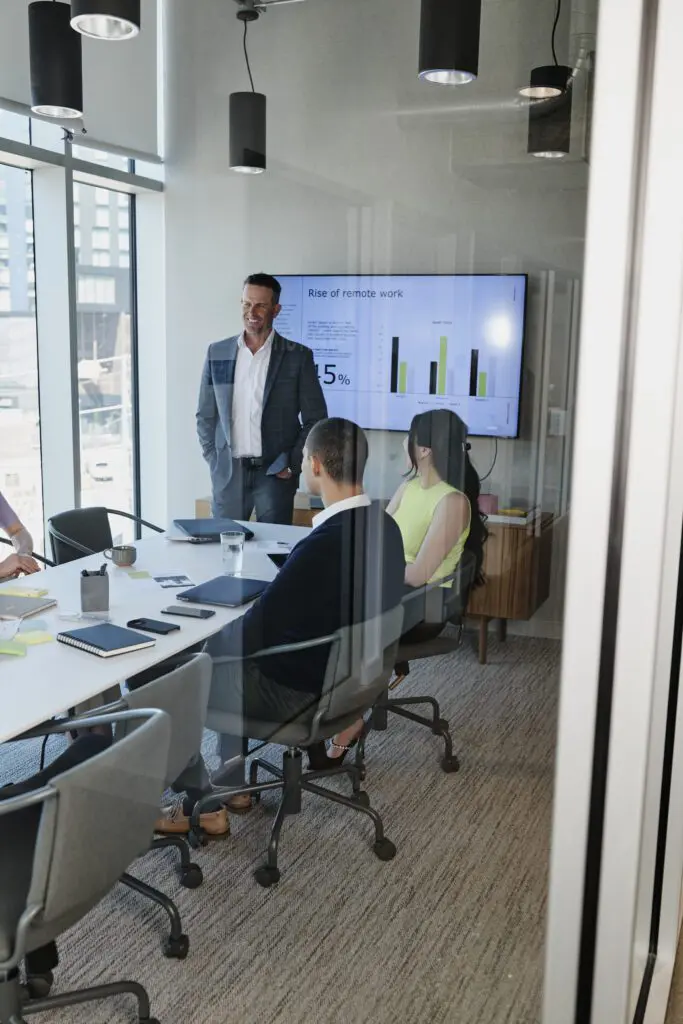 People in conference room