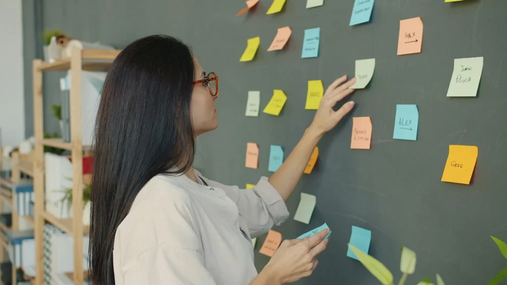 sticky notes